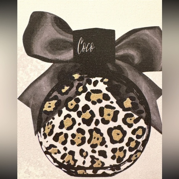 Set of 3 Vintage-Inspired "Coco" Perfume Bottle canvas prints 5.5”X 5.5” - Picture 4 of 11